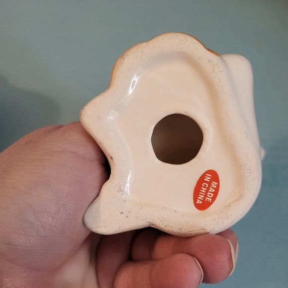 Cute Pair if Ceramic Ghosts with Pumpkins - Picture 3 of 8